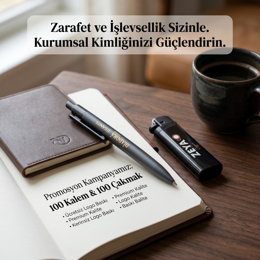 Baskılı Kalem ve Çakmak Seti (100 Adet ) Baskılı Kalem ve Çakmak Seti (100 Adet )