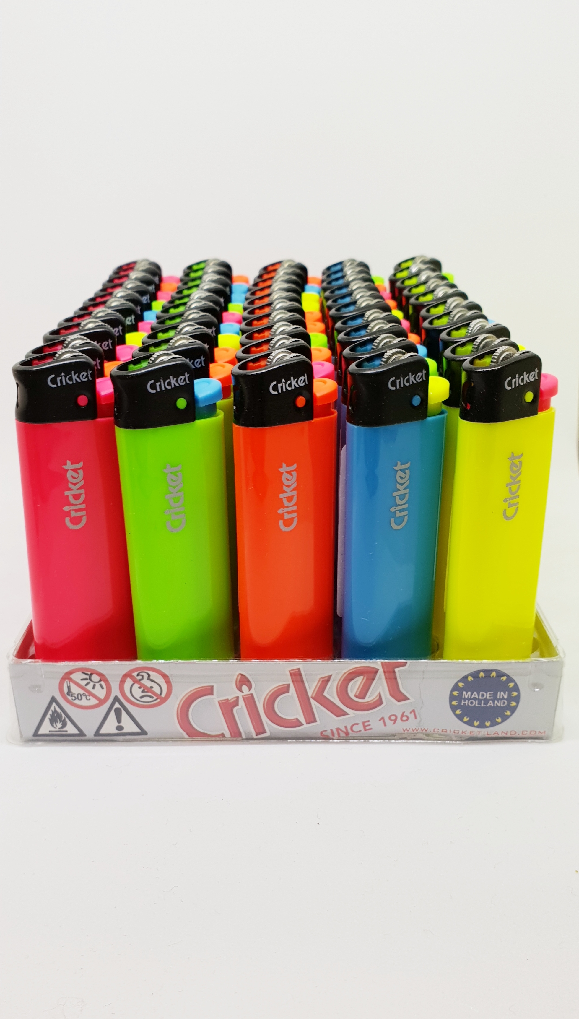 Cricket Çakmak (KDV DAHİL) 50 Adet Pastel Renk