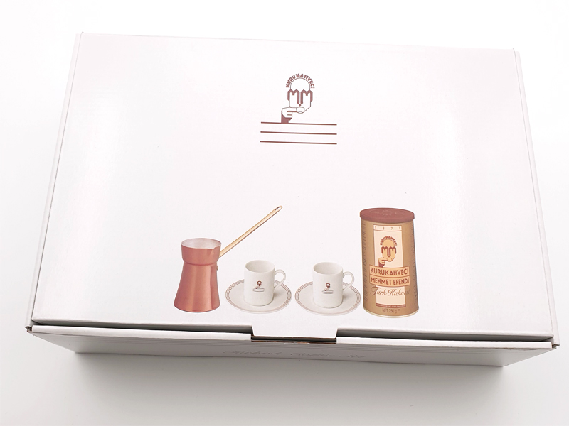 Mehmet Efendi Hediyelik Türk Kahvesi Fincan Cezve Seti