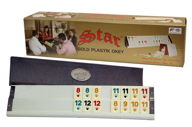 Star Gold Plastik Okey Takımı