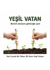 Tohumlu Kurşun Kalem YEŞİL VATAN Tema Baskılı