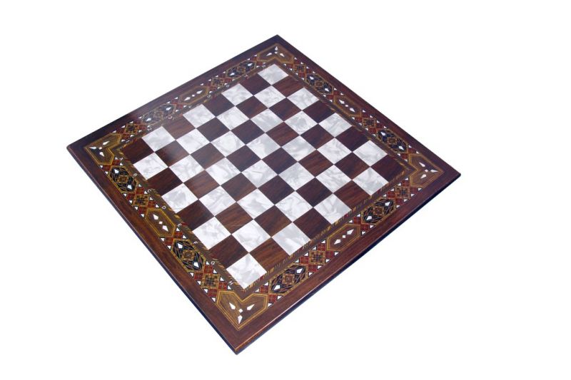 Satranç Sehpası Polyester  Sedef desenli