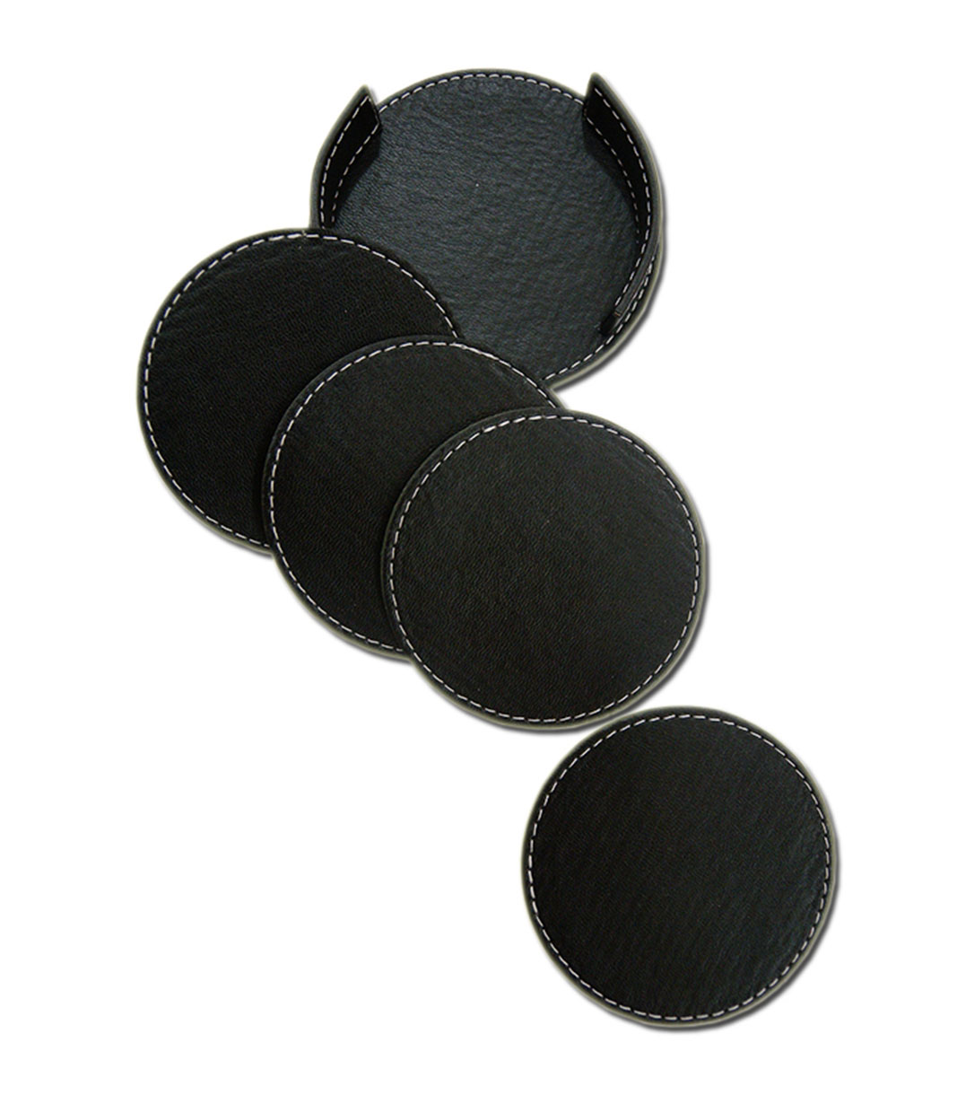 Masa Üstü Derili Bardak Altlığı