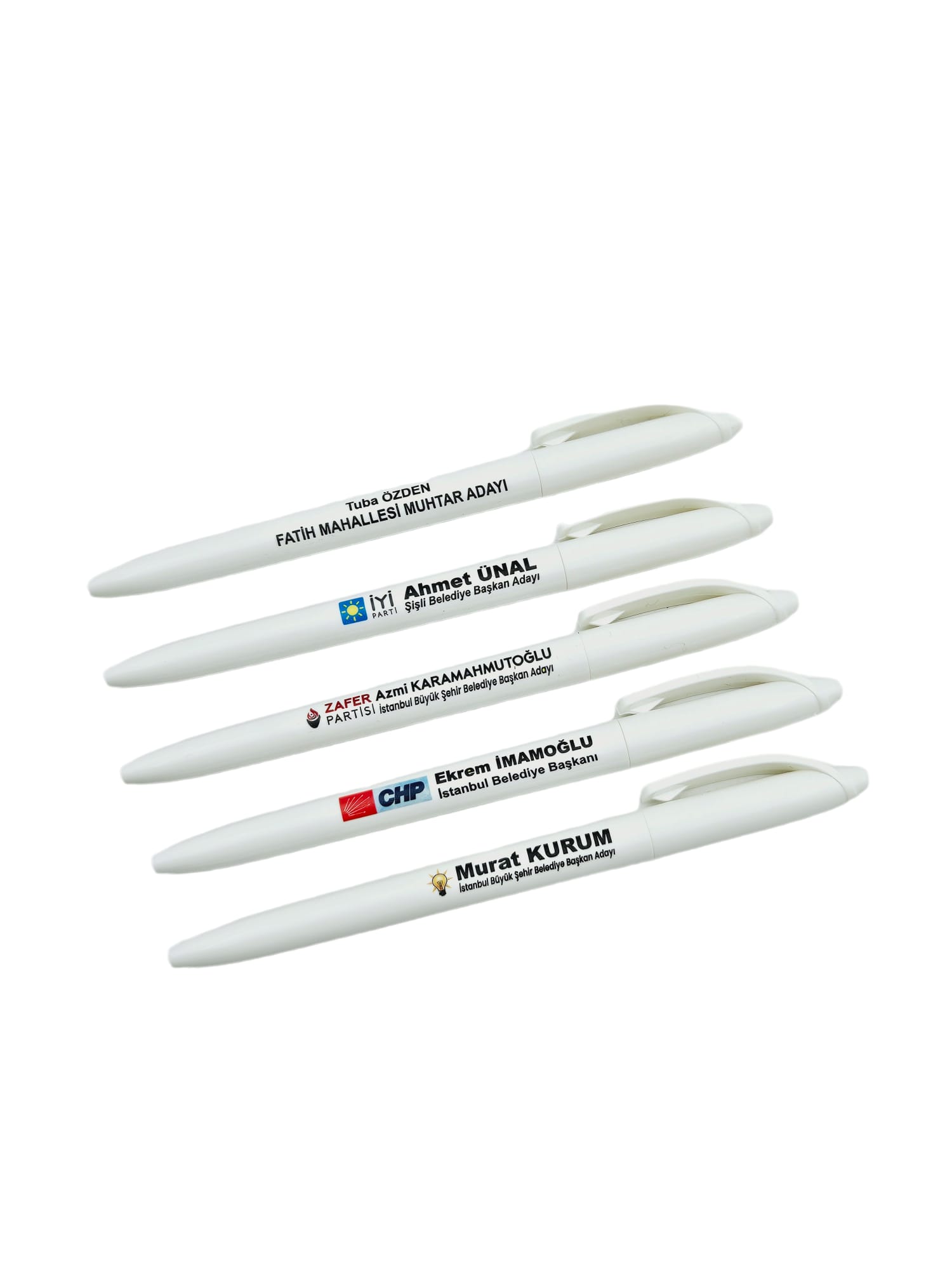 1000 Adet Parti Logo Baskılı Çevirmeli Tükenmez Kalem