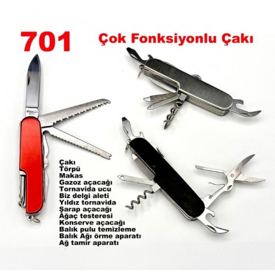 701 Çok Fonksiyonlu Çakı